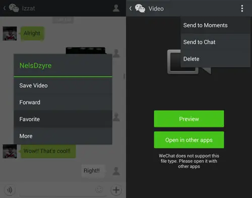 How to Uupload & send video to moments